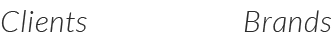 Clients & Brands
